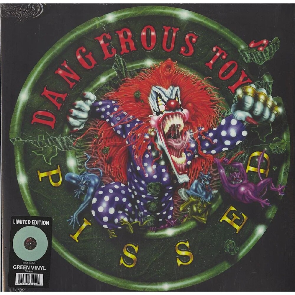 Dangerous Toys, Pissed, Limited Edition Green Vinyl Record, Texas Metal Band